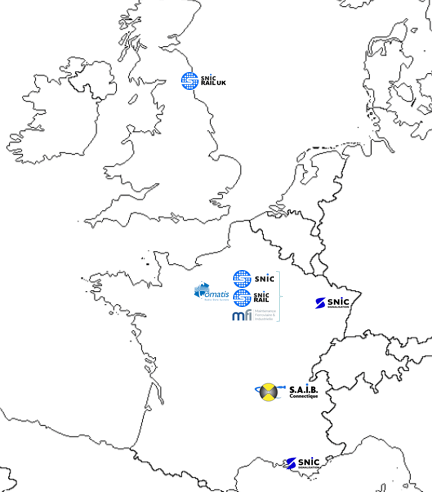 Carte du groupe SNIC Technologies